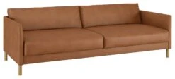 Habitat Hyde 3 Seater Leather Sofa Bed - Tan 19 Habitat Hyde 3 Seater Leather Sofa Bed - Tan -Home Furnishings Store 9185005 R Z009A