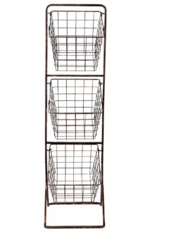 Habitat 3 Tier Antique Finish Vegetable Stand 10 Habitat 3 Tier Antique Finish Vegetable Stand -Home Furnishings Store 9185885 R Z002A