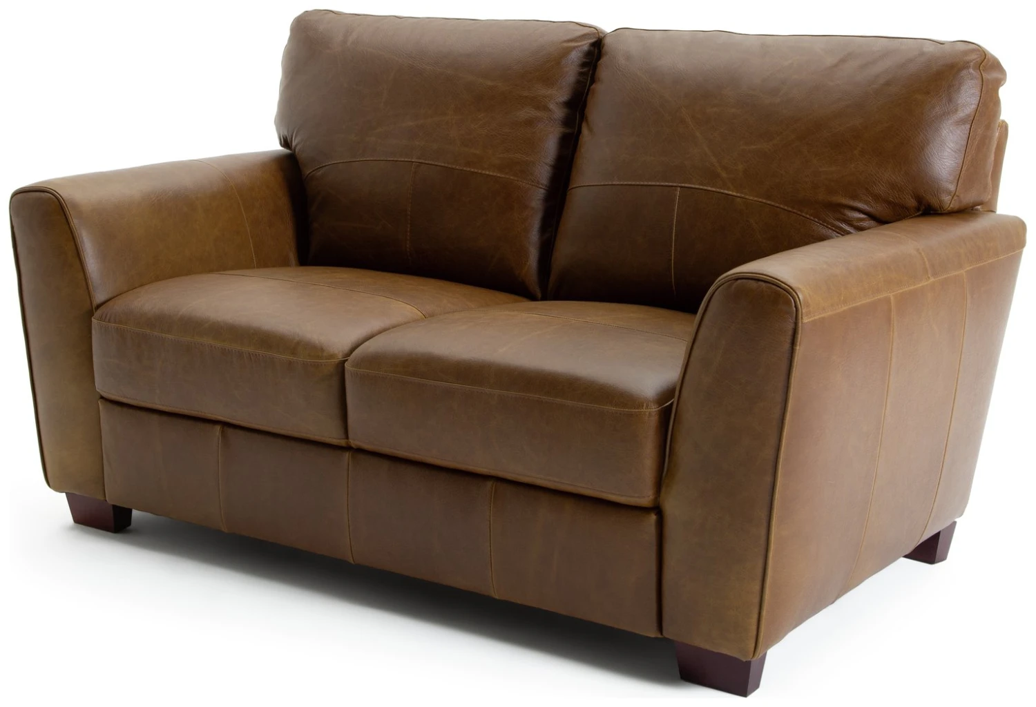Habitat Milford Leather 2 Seater Sofa - Tan 7 Habitat Milford Leather 2 Seater Sofa - Tan - Image 5