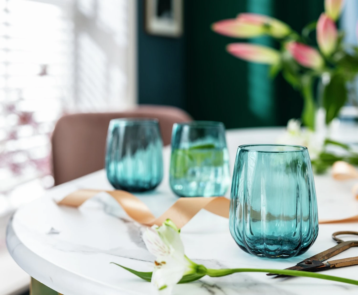 Habitat Japonica Set Of 4 Tumbler Glasses 4 Habitat Japonica Set Of 4 Tumbler Glasses - Image 2