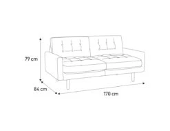 Habitat Fenner Velvet 2 Seater Sofa - Emerald 12 Habitat Fenner Velvet 2 Seater Sofa - Emerald -Home Furnishings Store 9199541 R E001