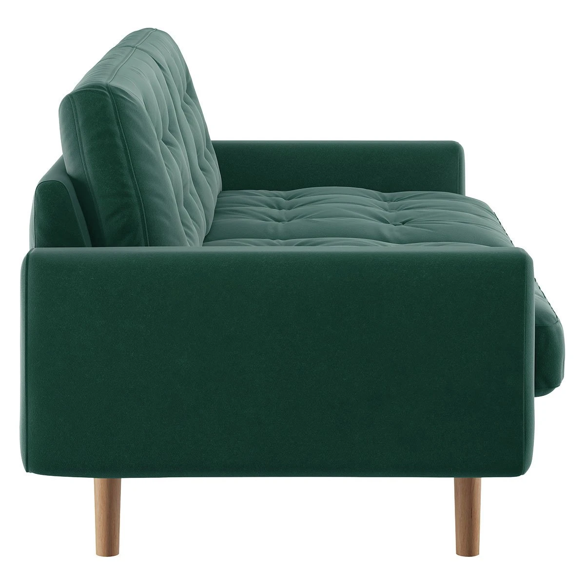 Habitat Fenner Velvet 2 Seater Sofa - Emerald 9 Habitat Fenner Velvet 2 Seater Sofa - Emerald - Image 7