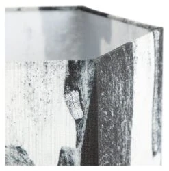 Habitat Whiteleaf Printed Column Floor Lamp - Black & White -Home Furnishings Store 9201910 R Z002A