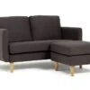 Habitat Remi Fabric 2 Seater Chaise Sofa In A Box - Charcoal -Home Furnishings Store 9202304 R Z001A