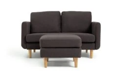 Habitat Remi Fabric 2 Seater Chaise Sofa In A Box - Charcoal 15 Habitat Remi Fabric 2 Seater Chaise Sofa In A Box - Charcoal -Home Furnishings Store 9202304 R Z002A