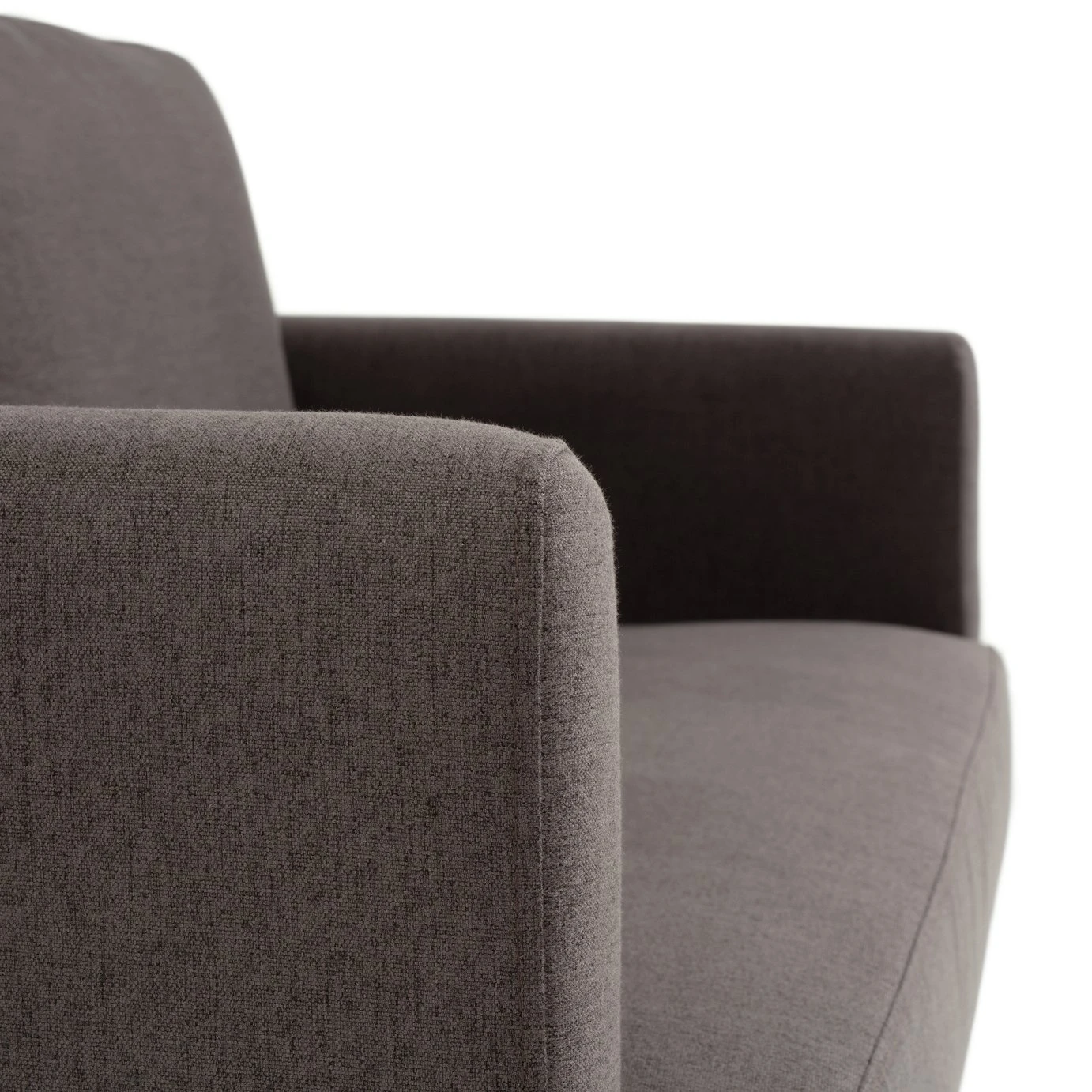 Habitat Remi Fabric 2 Seater Chaise Sofa In A Box - Charcoal 10 Habitat Remi Fabric 2 Seater Chaise Sofa In A Box - Charcoal - Image 8