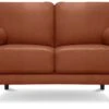 Habitat Jackson Leather 2 Seater Sofa - Tan -Home Furnishings Store 9206692 R Z001A