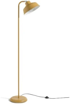 Habitat Benson Floor Lamp - Mustard -Home Furnishings Store 9210114 R Z001C