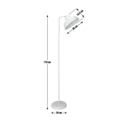 Habitat Benson Floor Lamp - Mustard -Home Furnishings Store 9210114 R Z020A