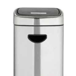 Habitat 30 Litre Square Touch Top Bin - Silver -Home Furnishings Store 9212569 R Z004A