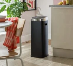 Habitat 30 Liter Square Touch Top - Black -Home Furnishings Store 9212600 R Z001C