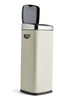 Habitat 30 Litre Square Touch Top Bin - Cream -Home Furnishings Store 9212679 R Z002A