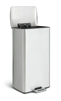 Habitat 30 Litre Modern Rectangular Bin - Silver 9 Habitat 30 Litre Modern Rectangular Bin - Silver -Home Furnishings Store 9212693 R Z002A