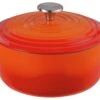 Habitat 3.3 Litre Cast Iron Casserole Dish - Orange 2 Habitat 3.3 Litre Cast Iron Casserole Dish - Orange -Home Furnishings Store 9213197 R Z001A