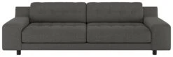 Habitat Hendricks Fabric 4 Seater Sofa - Charcoal