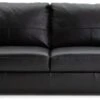 Habitat Milford Leather 4 Seater Sofa - Black -Home Furnishings Store 9223163 R Z001A