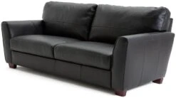 Habitat Milford Leather 4 Seater Sofa - Black -Home Furnishings Store 9223163 R Z002A