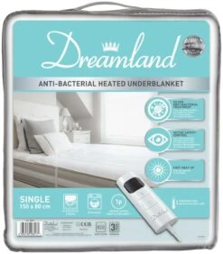 Dreamland Antibacterial Heated Underblanket - Single