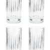 Habitat Pressed Set Of 4 Hi Ball Glasses -Home Furnishings Store 9298813 R Z001A