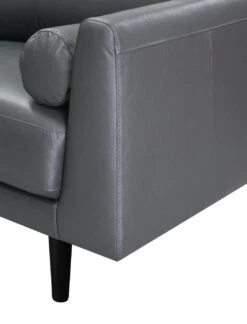 Habitat Jackson Leather 4 Seater Sofa - Grey -Home Furnishings Store 9303203 R Z006A