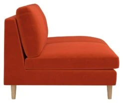 Habitat Teo Velvet 2 Seater Sofa - Orange -Home Furnishings Store 9303382 R Z004A