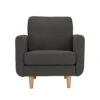 Habitat Remi Fabric Armchair In A Box - Charcoal 2 Habitat Remi Fabric Armchair In A Box - Charcoal -Home Furnishings Store 9308222 R Z001A