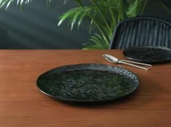 Habitat Preto Stoneware Serving Platter - Black 11 Habitat Preto Stoneware Serving Platter - Black -Home Furnishings Store 9310801 R Z002C