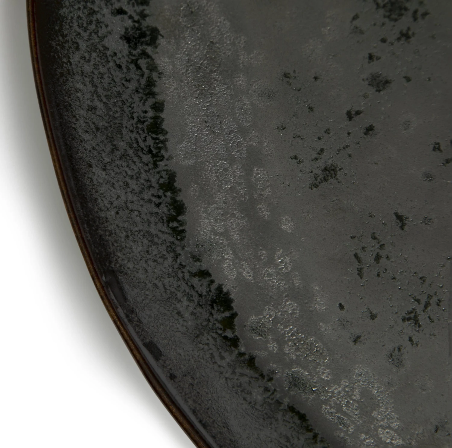 Habitat Preto Stoneware Serving Platter - Black 5 Habitat Preto Stoneware Serving Platter - Black - Image 3