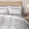 Habitat Spot Print Grey Bedding Set - Single -Home Furnishings Store 9311350 R Z001A