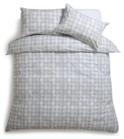 Habitat Spot Print Grey Bedding Set - Single -Home Furnishings Store 9311350 R Z004A