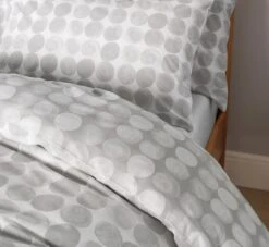 Habitat Spot Print Grey Bedding Set - Single -Home Furnishings Store 9311350 R Z005A
