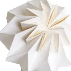 Habitat Kura Origami 36cm Paper Shade - White -Home Furnishings Store 9332487 R Z003A