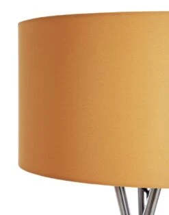 Habitat Tripod Floor Lamp - Mustard And Chrome -Home Furnishings Store 9336335 R Z002A