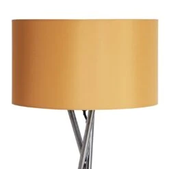 Habitat Tripod Floor Lamp - Mustard And Chrome -Home Furnishings Store 9336335 R Z005A