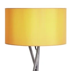 Habitat Tripod Floor Lamp - Mustard And Chrome -Home Furnishings Store 9336335 R Z006A