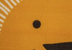 Habitat Kids Lion Face Circle Rug - Yellow - 100x100cm -Home Furnishings Store 9338065 R B001
