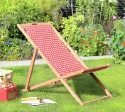 Habitat Folding Wooden Garden Deck Chair - White 12 Habitat Folding Wooden Garden Deck Chair - White -Home Furnishings Store 9338443 R Z001C