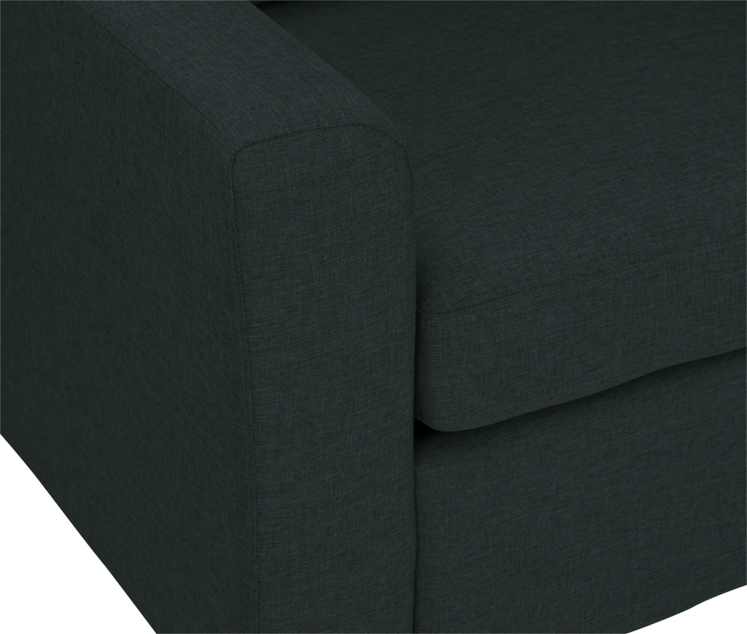 Habitat Apartment 2 Seater Fabric Sofa Bed - Charcoal 6 Habitat Apartment 2 Seater Fabric Sofa Bed - Charcoal - Image 4