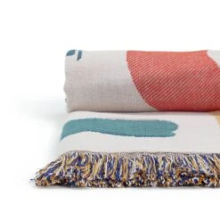Habitat Studio Squiggle Cotton Throw - Multicoloured -Home Furnishings Store 9340541 R Z002A