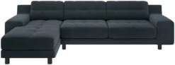 Habitat Hendricks Left Hand Corner Chaise Sofa - Charcoal -Home Furnishings Store 9360624 R Z003A