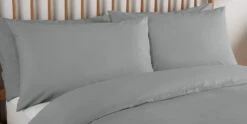 Habitat Cool Tencel Cotton Dove Grey Bedding Set - Single -Home Furnishings Store 9376113 R Z005A