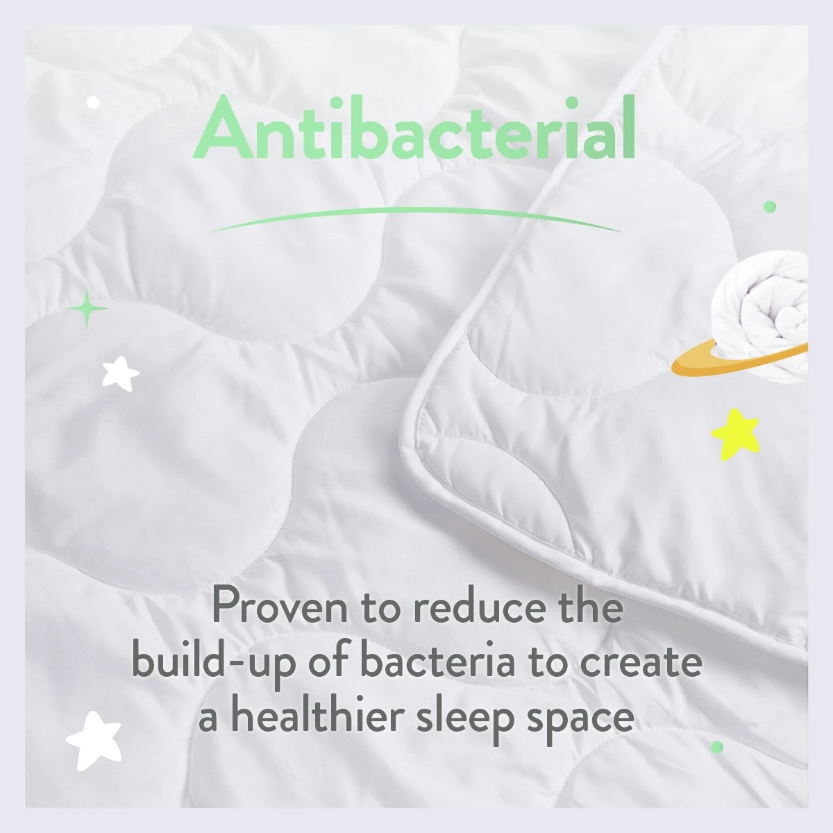 Slumberdown Anti Bacterial 4 Tog Kids Duvet - Toddler 9 Slumberdown Anti Bacterial 4 Tog Kids Duvet - Toddler - Image 7