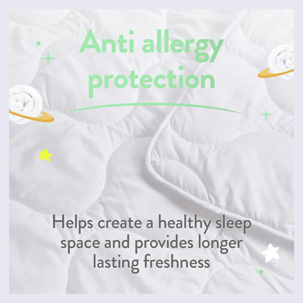 Slumberdown Anti Bacterial 4 Tog Kids Duvet - Toddler 11 Slumberdown Anti Bacterial 4 Tog Kids Duvet - Toddler - Image 9