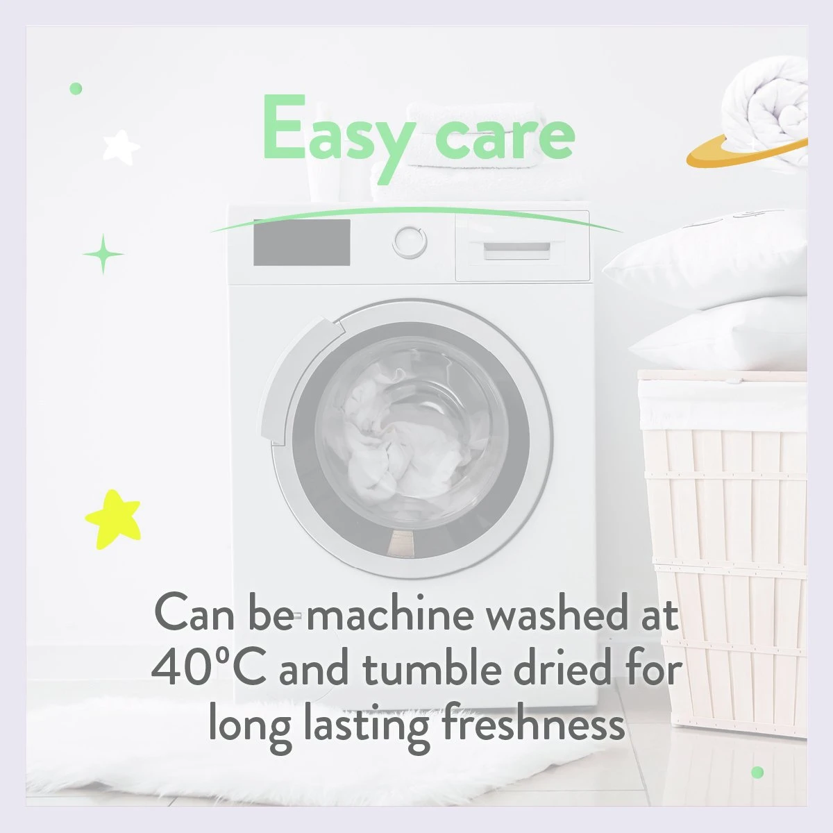 Slumberdown Anti Bacterial 4 Tog Kids Duvet - Toddler 15 Slumberdown Anti Bacterial 4 Tog Kids Duvet - Toddler - Image 13