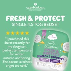 Slumberdown Anti Bacterial 4.5 Tog Kids Duvet - Single -Home Furnishings Store 9379392 R Z002A