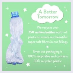 Slumberdown Anti Bacterial 4.5 Tog Kids Duvet - Single -Home Furnishings Store 9379392 R Z014A