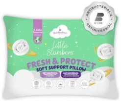 Slumberdown Anti Bacterial Soft Support Pillow - Toddler -Home Furnishings Store 9379426 R Z001A