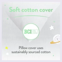 Slumberdown Anti Bacterial Soft Support Pillow - Toddler -Home Furnishings Store 9379426 R Z003A