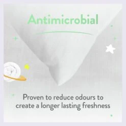 Slumberdown Anti Bacterial Soft Support Pillow - Toddler -Home Furnishings Store 9379426 R Z007A