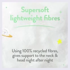 Slumberdown Anti Bacterial Soft Support Pillow - Toddler -Home Furnishings Store 9379426 R Z010A